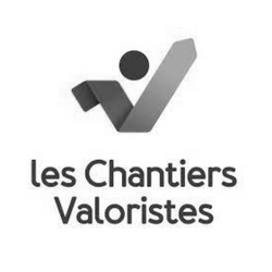 Logo Les chantiers valoristes noir et blanc